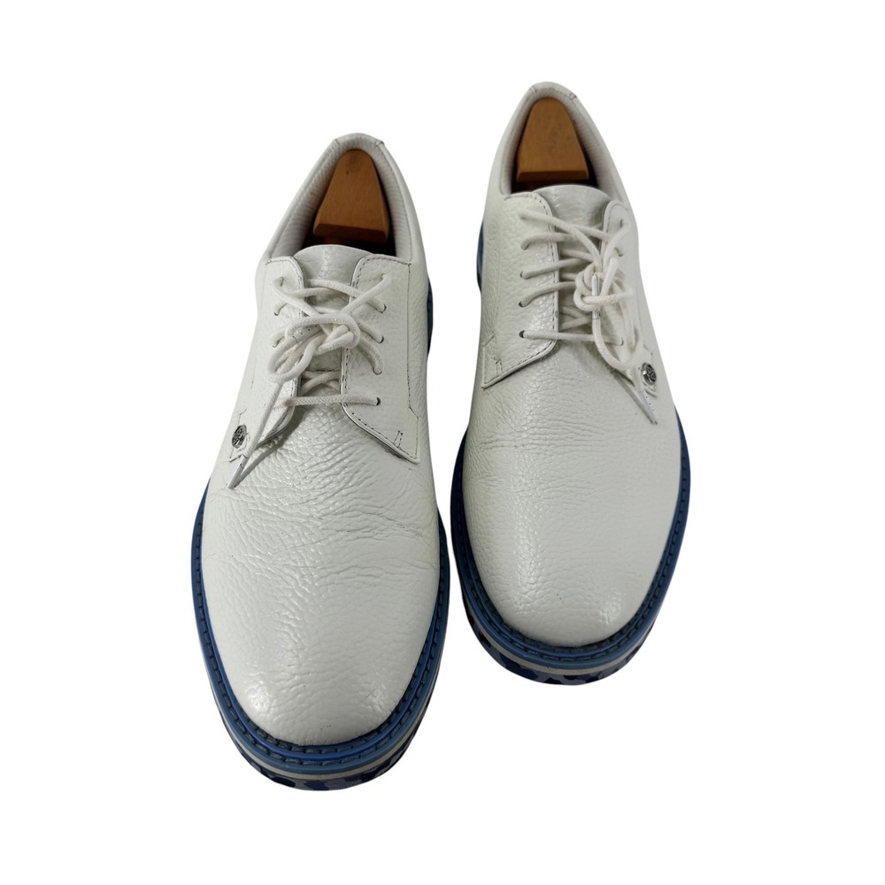 G/FORE Mens Gallivanter Spikeless Golf Shoes White Leather G4MS22EF02 10.5 - Picture 5 of 13